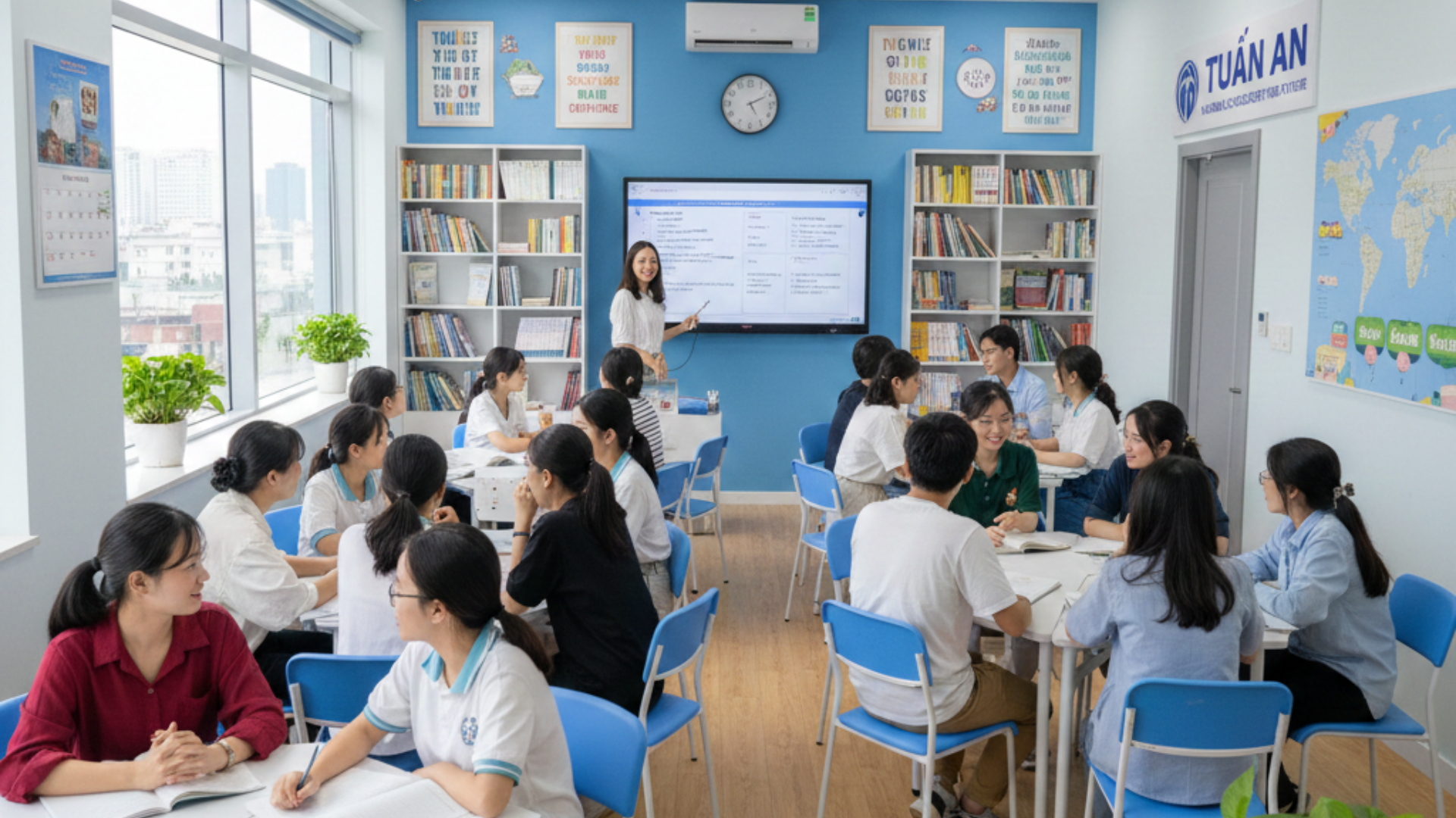 Tại Tuấn An, dạy kèm từ nền tảng không phải là khẩu hiệu, mà là một quy trình rõ ràng, được áp dụng xuyên suốt trong quá trình giảng dạy.