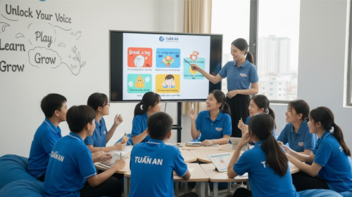 Trung tâm học thêm Tiếng Anh quận 6 - Trung tâm Tuấn An chuyên luyện tiếng Anh cho học sinh tiểu học, THCS, THPT, cam kết tiến bộ rõ rệt, giáo viên tận tâm, học phí hợp lý.