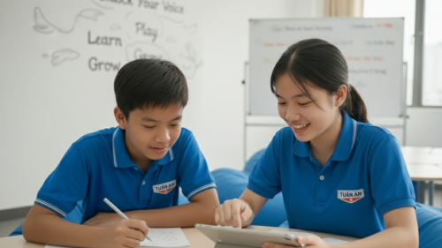 Toán logic Tuấn An giúp học sinh học Toán từ gốc, phát triển tư duy logic, hiểu bản chất, không học vẹt. Phù hợp với học sinh yếu, mất gốc, cần học chắc và tiến bộ bền vững.