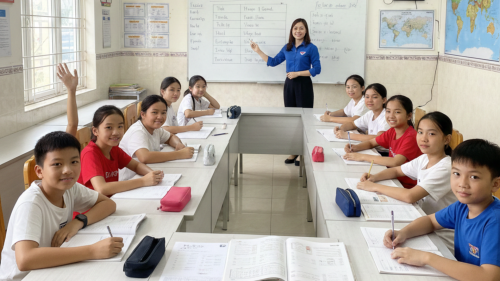 Trung tâm Tuấn An quận 6 chuyên hỗ trợ học sinh yếu, mất gốc tiếng Anh lấy lại tự tin và tiến bộ rõ rệt sau thời gian học tập.