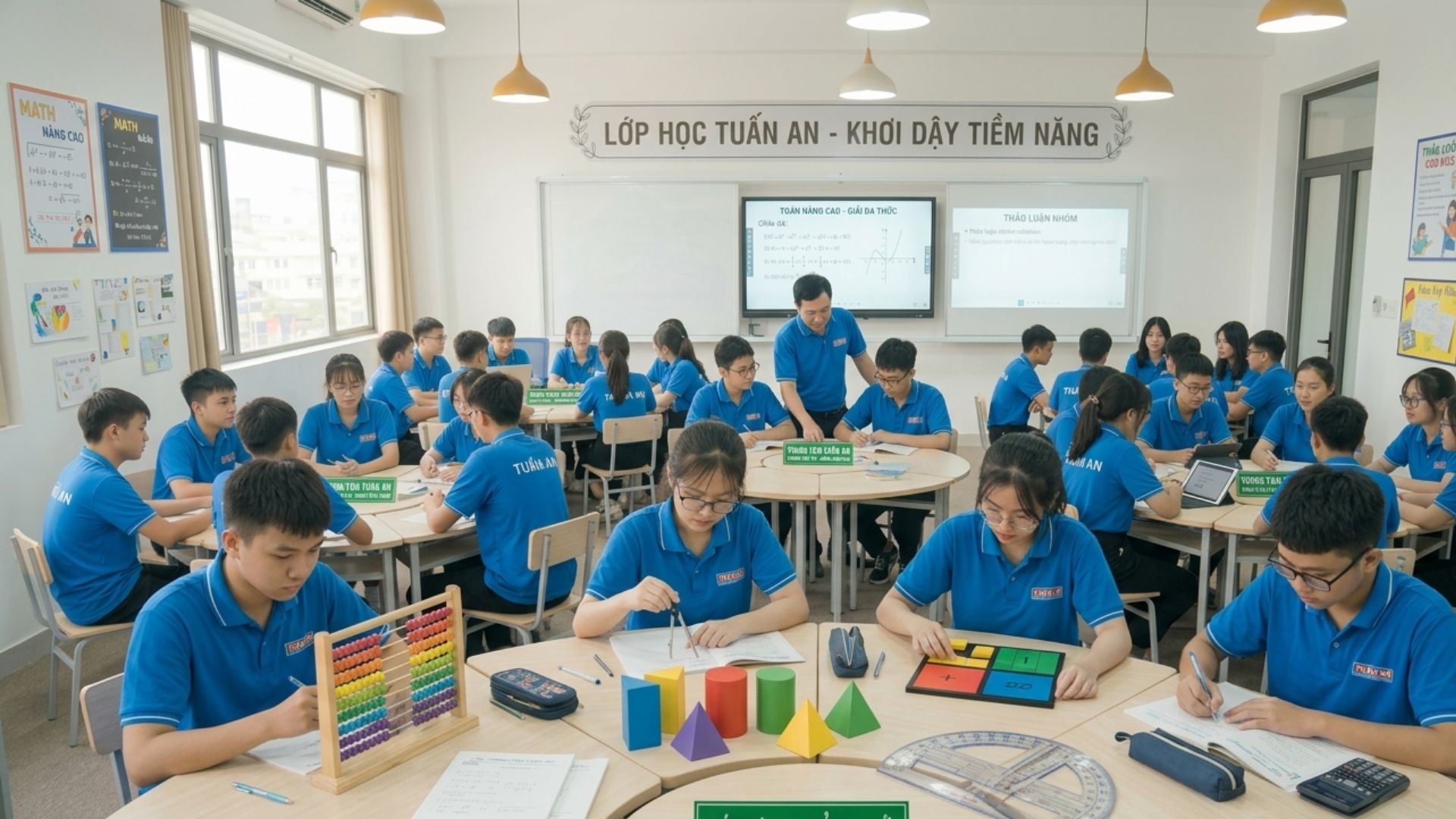 Khám phá phương pháp học chủ động tại Tuấn An giúp trẻ hiểu nhanh, nhớ lâu, tự tin học Toán và Tiếng Anh. Giải pháp hiệu quả cho trẻ mất gốc tại Quận 6.