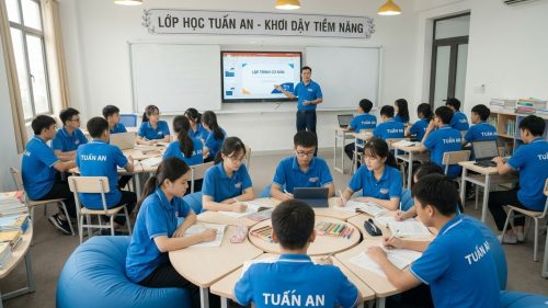 Tìm hiểu chương trình học tại Trung tâm Tuấn An dành cho trẻ từ 3–17 tuổi với các lớp Toán và Tiếng Anh giúp phát triển tư duy, khả năng tự học và nền tảng kiến thức vững chắc.